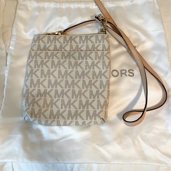 Michael Kors Monogram Crossbody Bag Satchel - Picture 2 of 2